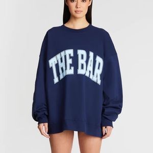 Navy/Baby Blue The Bar sweatshirt